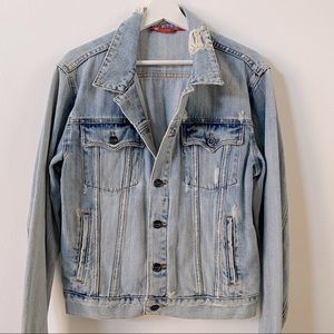 X2 DENIM LABORATORY - Denim Jacket - Distressed
